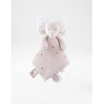 Doudou bali el�phant ecru, blanc, marron