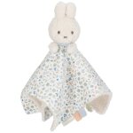 Doudou bleu, gris, beige