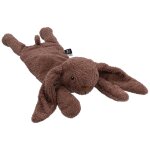 Doudou bouillotte milo gris clair marron