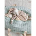 Doudou carr� ours 24cm collector - doudou et compagnie taupe