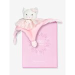 Doudou chat 20 cm blanc