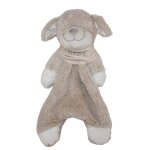 Doudou chien beige