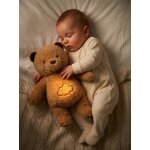 Doudou cookie ours musical et lumineux marron