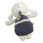 Doudou en coton bio - petit soleil bleu Doudou en coton bio - petit soleil bleu