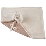 Doudou couverture lapidou phosphorescent ecru, marron