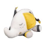 Doudou el�phant en velours - babyfan blanc