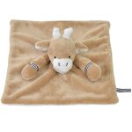 Doudou girafe gio 24cm marron