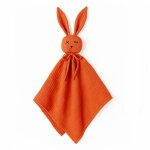 Doudou lange en coton bio fraise