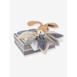 Doudou lapin 28cm collector - doudou et compagnie taupe