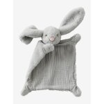 Doudou lapin bi - matière personnalisable vert Doudou lapin bi - matière personnalisable vert