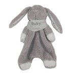 Doudou lapin gris gris