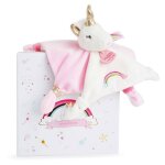 Doudou lucie la licorne rose