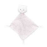 Doudou mouchoir en coton - lily gris