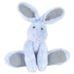 Doudou peluche lapin rivoli 26 cm bleu