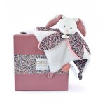 Doudou p�tale lapin rose rose