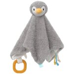 Doudou pingouin gris