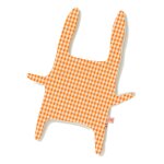 Doudou plat en coton bio vichy