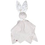 Doudou plat lapin sidonia sidonia, beige, cru, blanc
