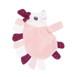 Doudou plat rosa