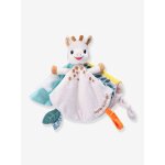 Doudou sophie la girafe attache sucette vulli beige