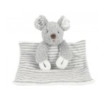 Doudou souris missy pliable 16 cm gris