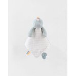 Doudou stegi en mousseline bio vert