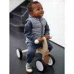 Doudoune b�b� gar�on sans manches r�versible bleu gris�