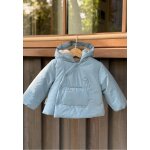 Doudoune b�b� imperm�able doubl�e sherpa avec capuche nino bleu
