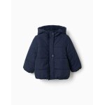 Doudoune avec capuche et doublure en polaire bleu fonc�