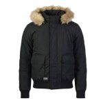 Doudoune � capuche enfant noir, beige