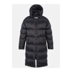 Doudoune � capuche extra longue noir