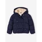 Doudoune � capuche fille marine