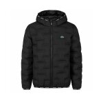 Doudoune � capuche gar�on noir, blanc