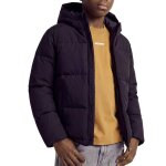 Doudoune � capuche gar�on surface noir