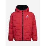 Doudoune � capuche rouge