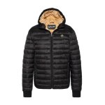 Doudoune  capuche ultra lgre double polaire noir