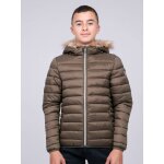 Doudoune capuche ziltou - j kaki