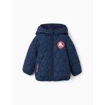 Doudoune avec doublure en polaire et mickey bleu fonc�
