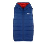 Doudoune enfant bleu marine, rouge