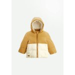 Doudoune enfant impermable doubl polaire avec capuche charly camel