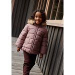 Doudoune enfant imperm�able doubl�e sherpa avec capuche chlo� rose