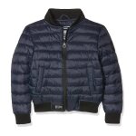 Doudoune enfant marine, noir