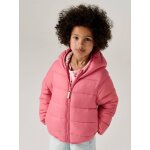 Doudoune fille l�g�re � capuche rose