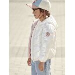 Doudoune fille l�g�re effet brillant �cru