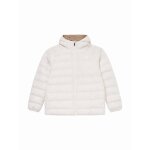 Doudoune fille reversible blanc sable