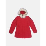Doudoune fourrure amovible rouge