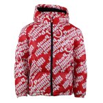 Doudoune garon elef rouge