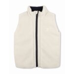 Doudoune gar�on reversible ecru / bleu