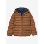 Doudoune lgre  capuche garon noisette