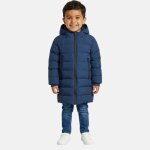 Doudoune longue gar�on marine